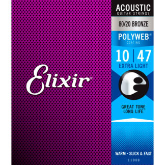 Elixir 11000 Polyweb струны для акуст.гитары 10-47