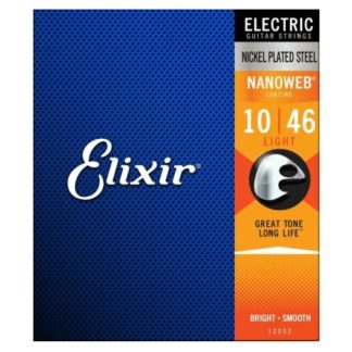 Elixir 12052 Nanoweb струны для эл.гитары 10-46