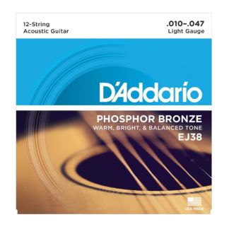 D'Addario EJ38 струны для 12 стр акуст.гитары