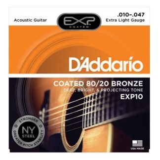 D'Addario EXP10 Coated струны для акус.гит 10-47