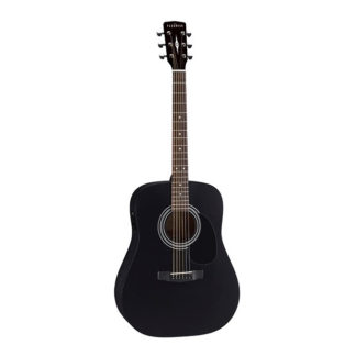 Parkwood W81-WBAG-BKS акустическая гитара черная с чехлом