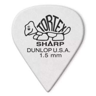 Dunlop 412R1.5 Tortex Sharp медиатор 1.5 мм