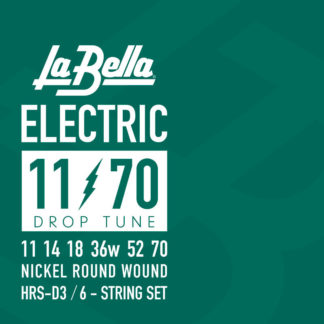 La Bella HRS-D3 Hard Rockin Steel Drop Six комплект струн для эл. гитары
