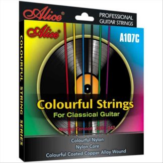 Alice A107C струны для классической гитары разноцветный нейлон