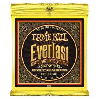 ErnieBall 2560 Струны для акустической гитары Everlast 80/20 10-50