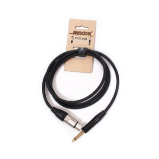 SHNOOR IC124-XFJM-1.5M Инструментальный кабель с разъемами XLR мама-Jack моно