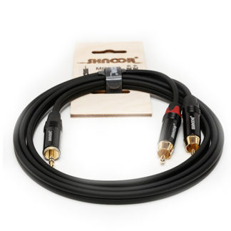 Shnoor MJ2RCA-1.5 кабель мини джек 2 RCA 1,5 м.