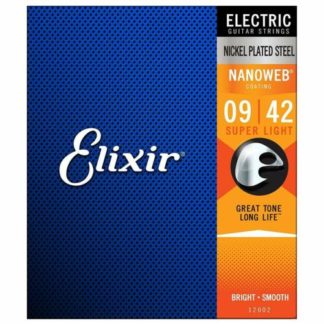 Elixir 12002 Струны для электрогитары NanoWeb 9-42