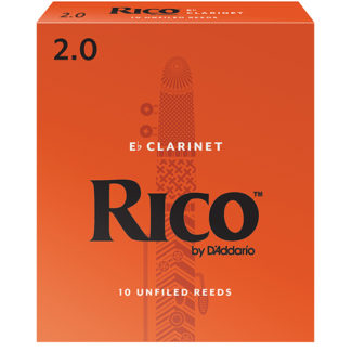 Rico RBA1020 Трости для кларнета Eb, размер 2.0