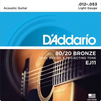 D'Addario EJ11 BRONZE 80/20 струны для акустической гитары, 12-53