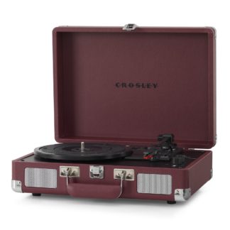 CROSLEY CRUISER PLUS Burgundy виниловый проигрыватель с двухсторонним Bluetooth CR8005F-BU4
