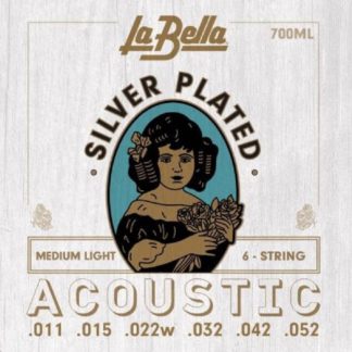 La Bella 700ML Medium Light комплект струн для акус.гит 11-52