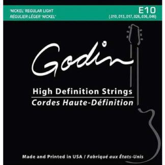 Godin E-10 струны для электрогитары, 10-46