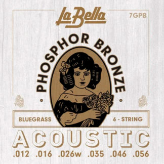 La Bella 7GPB Bluegrass струны для акус.гитары 12-56
