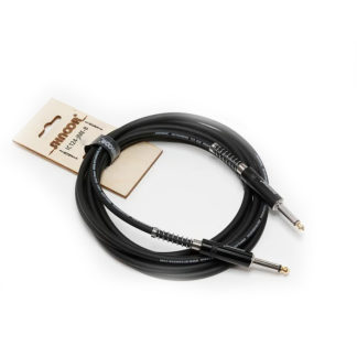 SHNOOR IC124 JMe-B-1 m Инструментальный кабель с черными разъемами 1/4