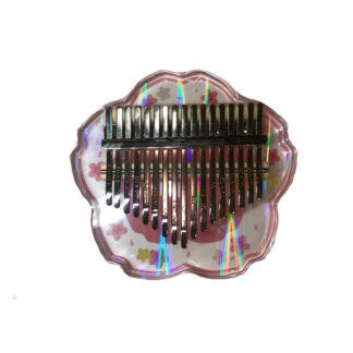 Wangyou KWVFP17 прозрачная калимба, 17 клавиш, прозрачная розовая сакура, акрил