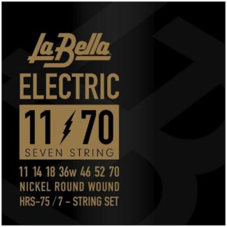 La Bella HRS-75 Hard Rockin Steel комплект струн для 7-ми стр.эл. гитары