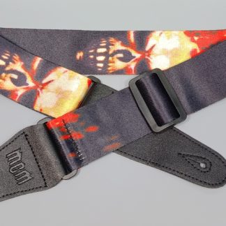 MCM MS013-021Black(Skull) ремень гитарный