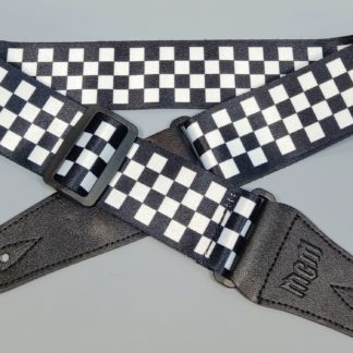MCM MS013-021Black & White  ремень гитарный