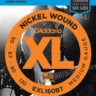 D'Addario EXL160BT Nickel Wound струны для бас-гитары,  50-120,